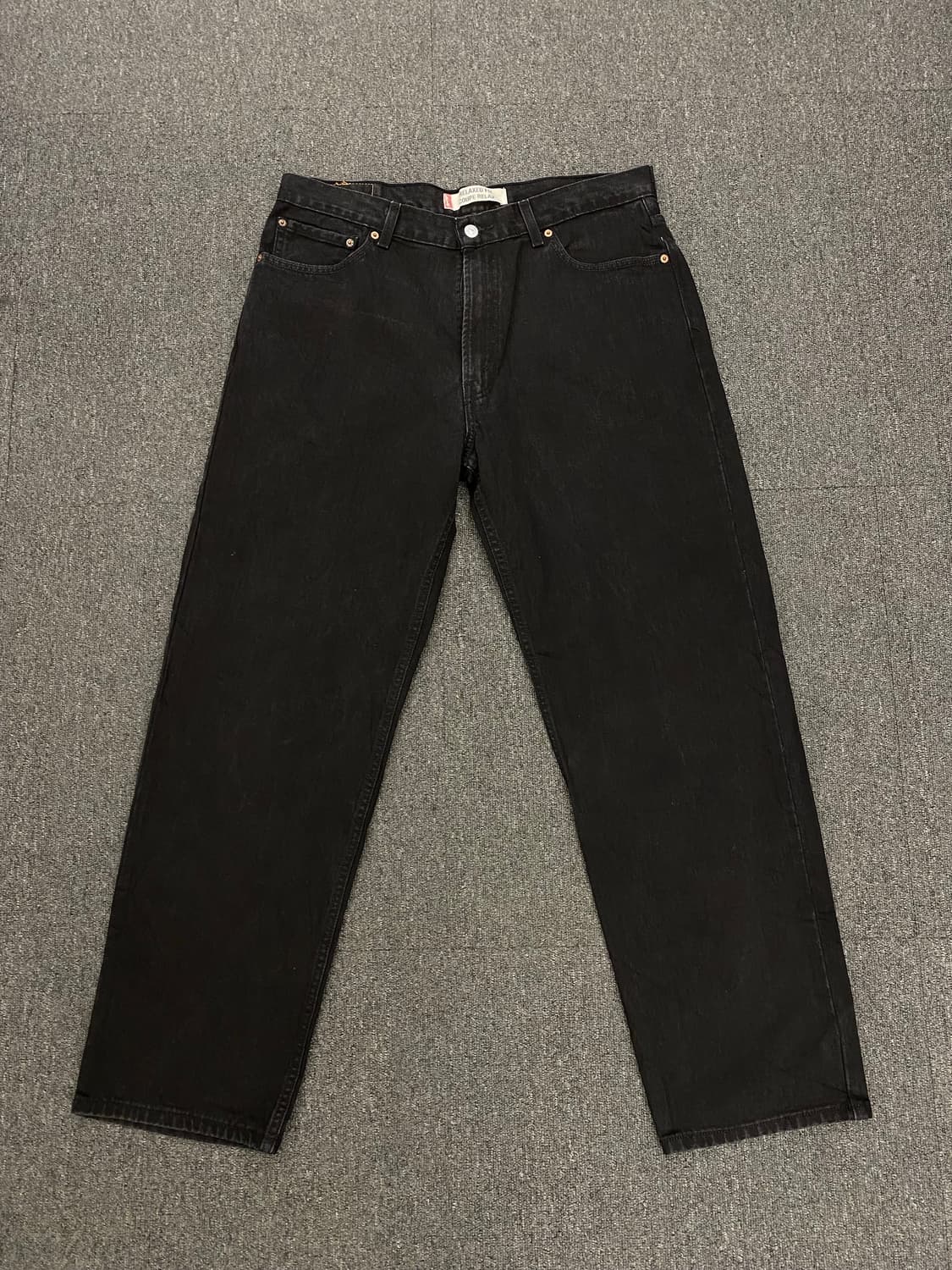 00s Levis 리바이스 550 흑청 데님팬츠 상품이미지4