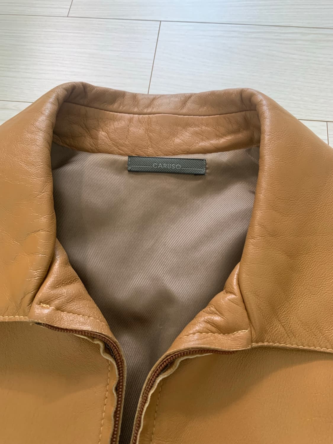 카루소 천연 양가죽자켓 105 상품이미지3