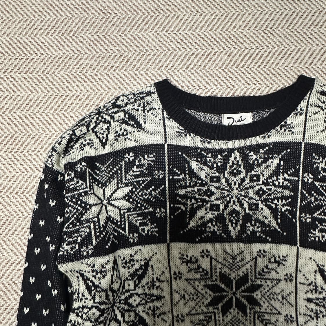 VINTAGE usa made knit sweater 상품이미지3