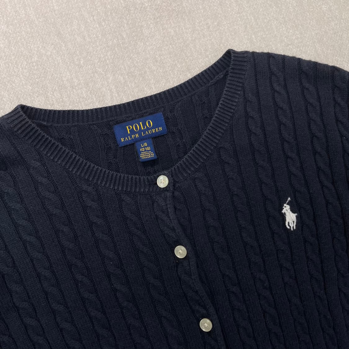 W 95 폴로 랄프로렌 꽈배기 가디건 상품이미지2