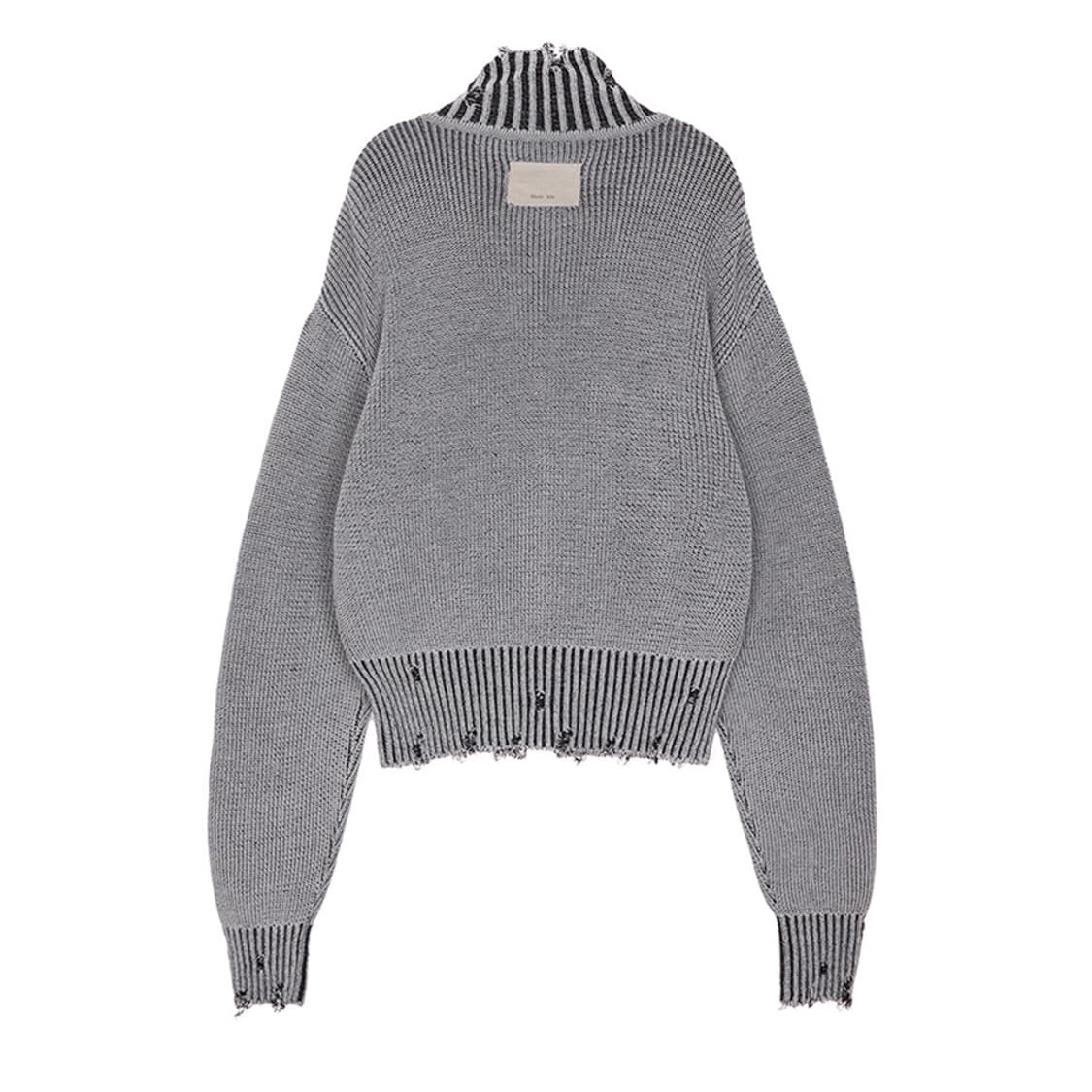 마뗑킴 컬러 립드 하이넥 집업 상품이미지9