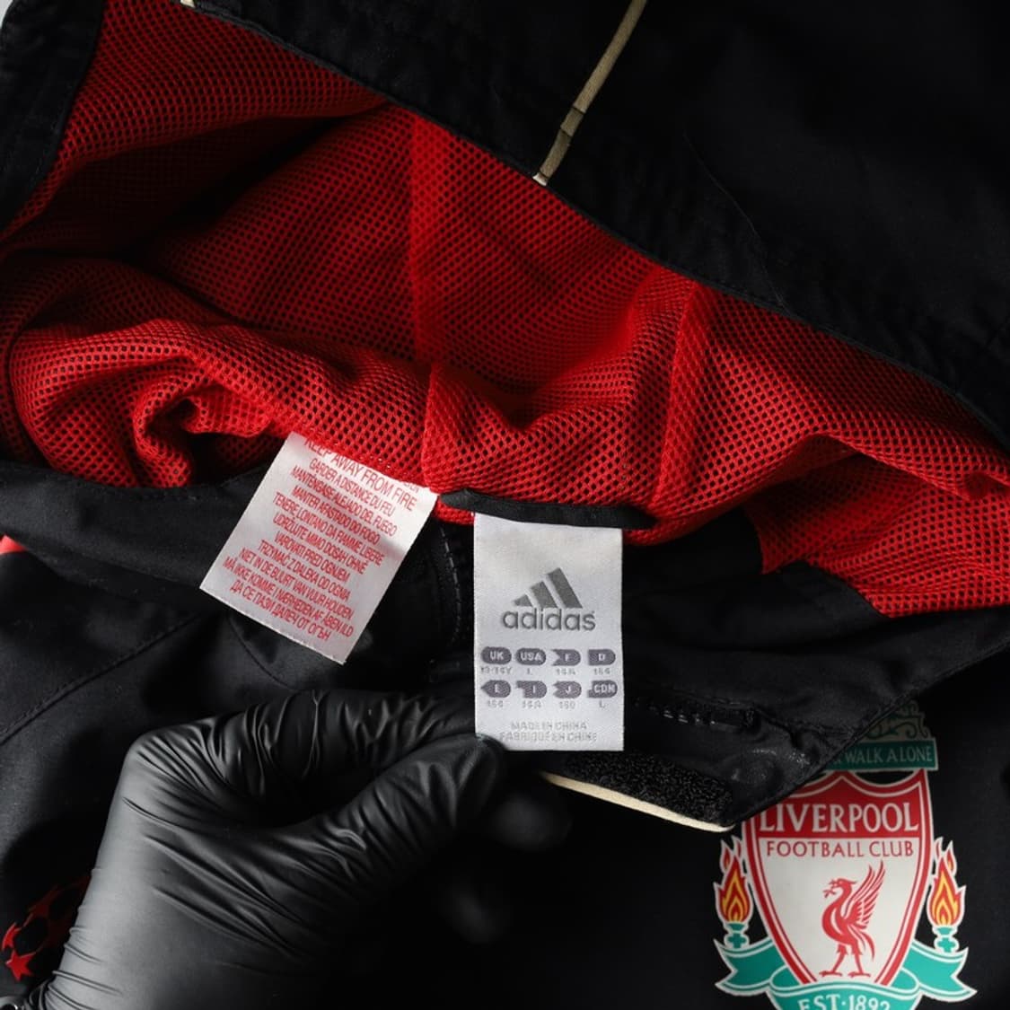 아디다스 리버풀 챔스 윈드브레이커 L 상품이미지5