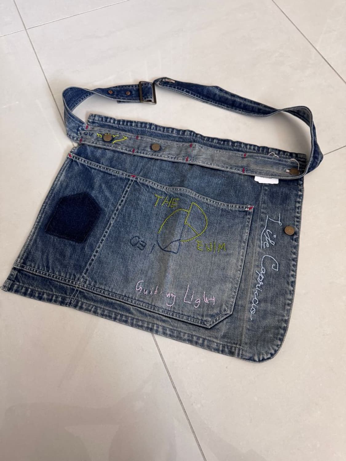 APRON DENIM 앞치마 데님 상품이미지1