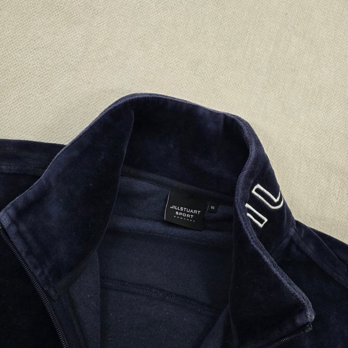 95 질스튜어트 스포츠 벨루아 벨벳 집업 0225J 상품이미지3