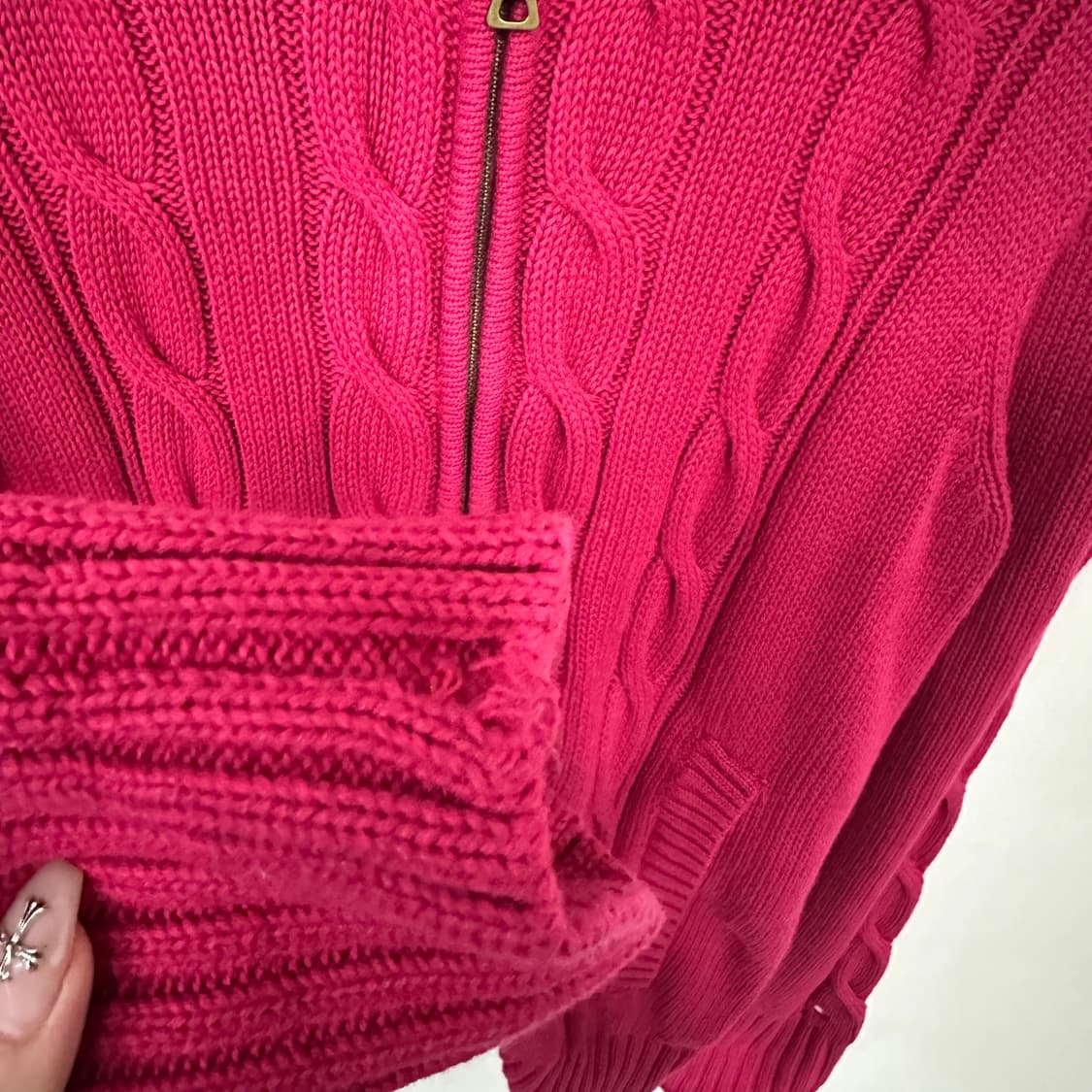 타미힐피거 니트집업M 상품이미지5