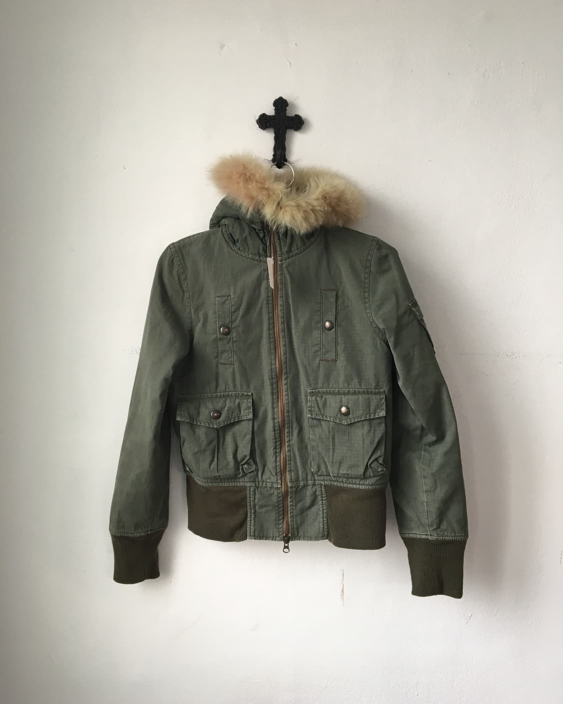 Fur hood jacket 상품이미지2