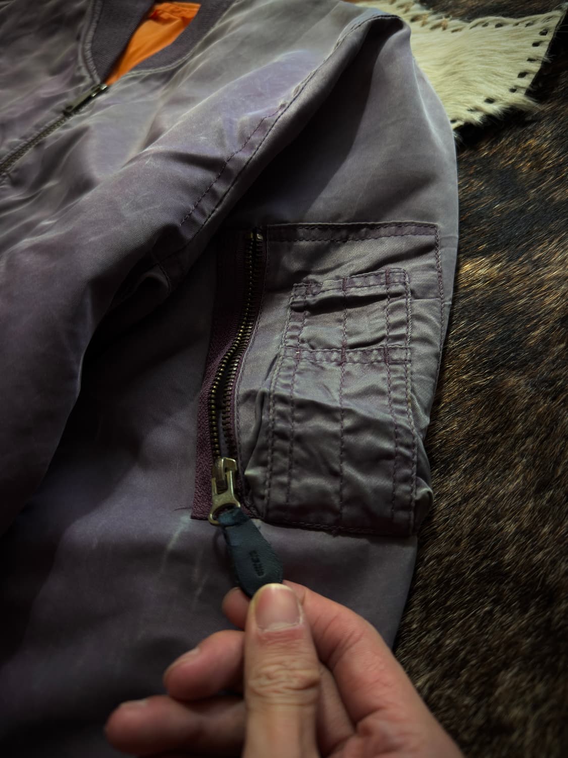 빈티지 Military Phantom MA-1 플라이트 항공자켓 상품이미지5