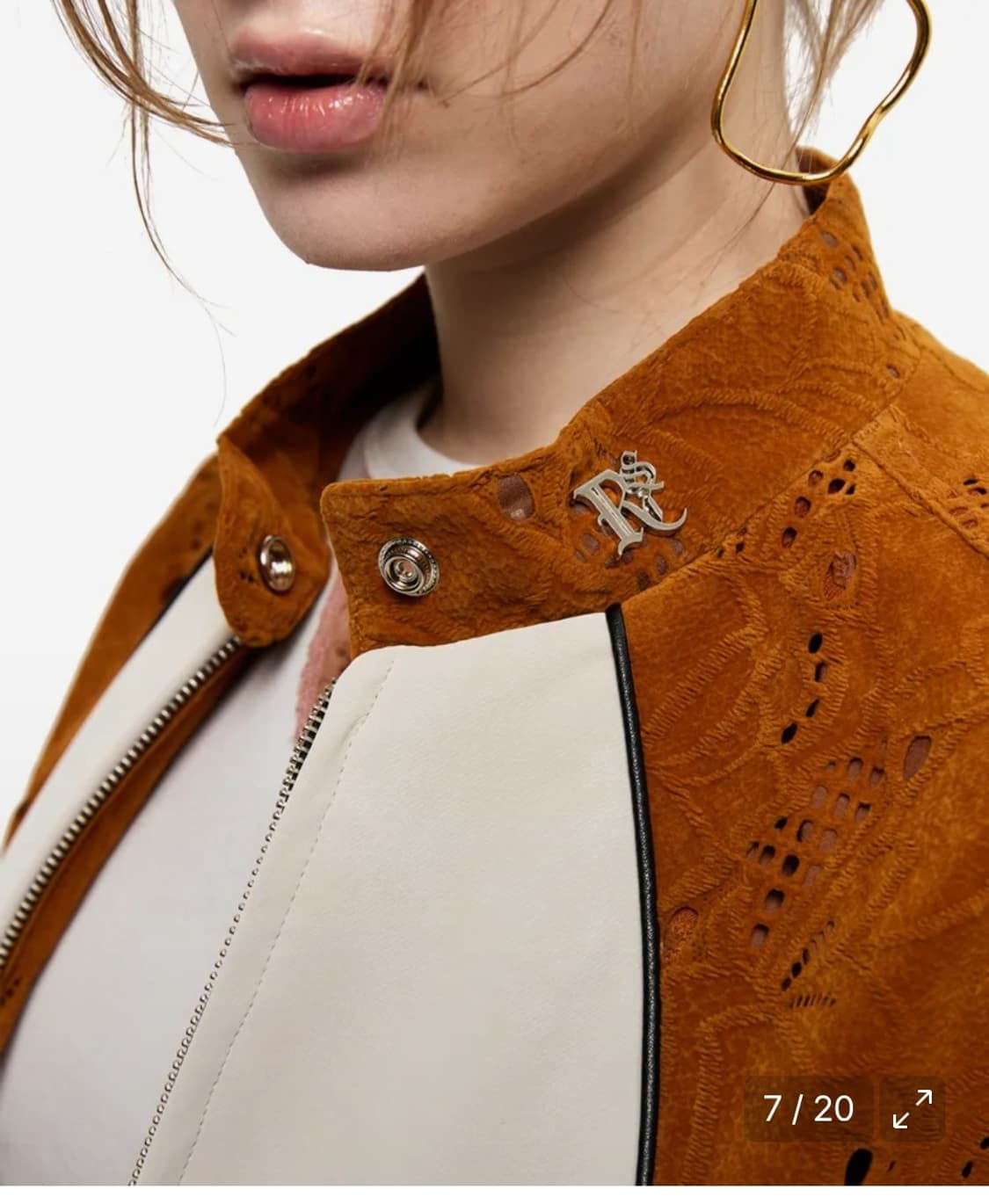 [아우터]알에스에스씨/PUNCHING & LEATHER BIKER JAC 상품이미지2