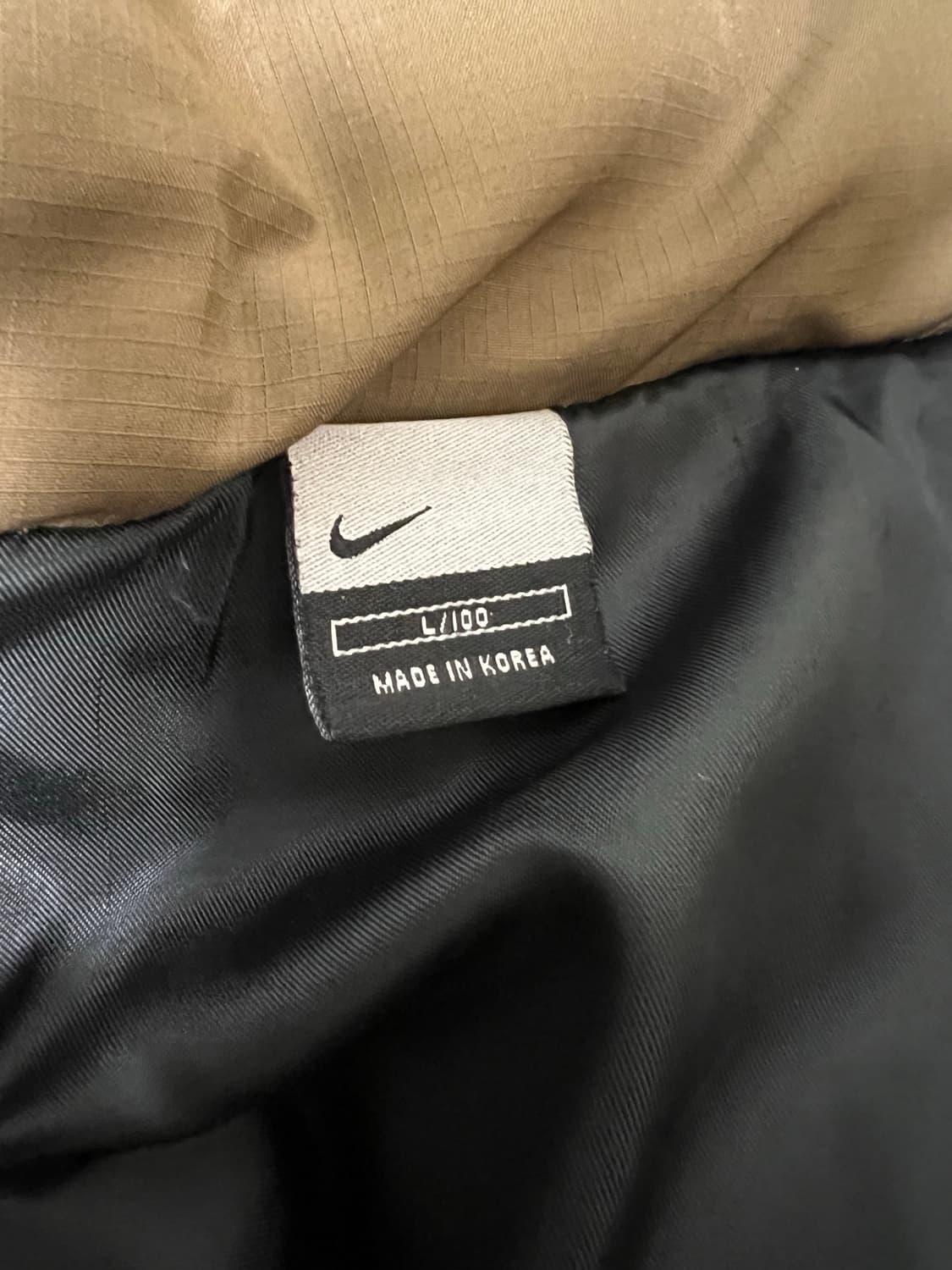 00s 나이키 올드스쿨 빈티지 뉴챔프 브라운 패딩 상품이미지4