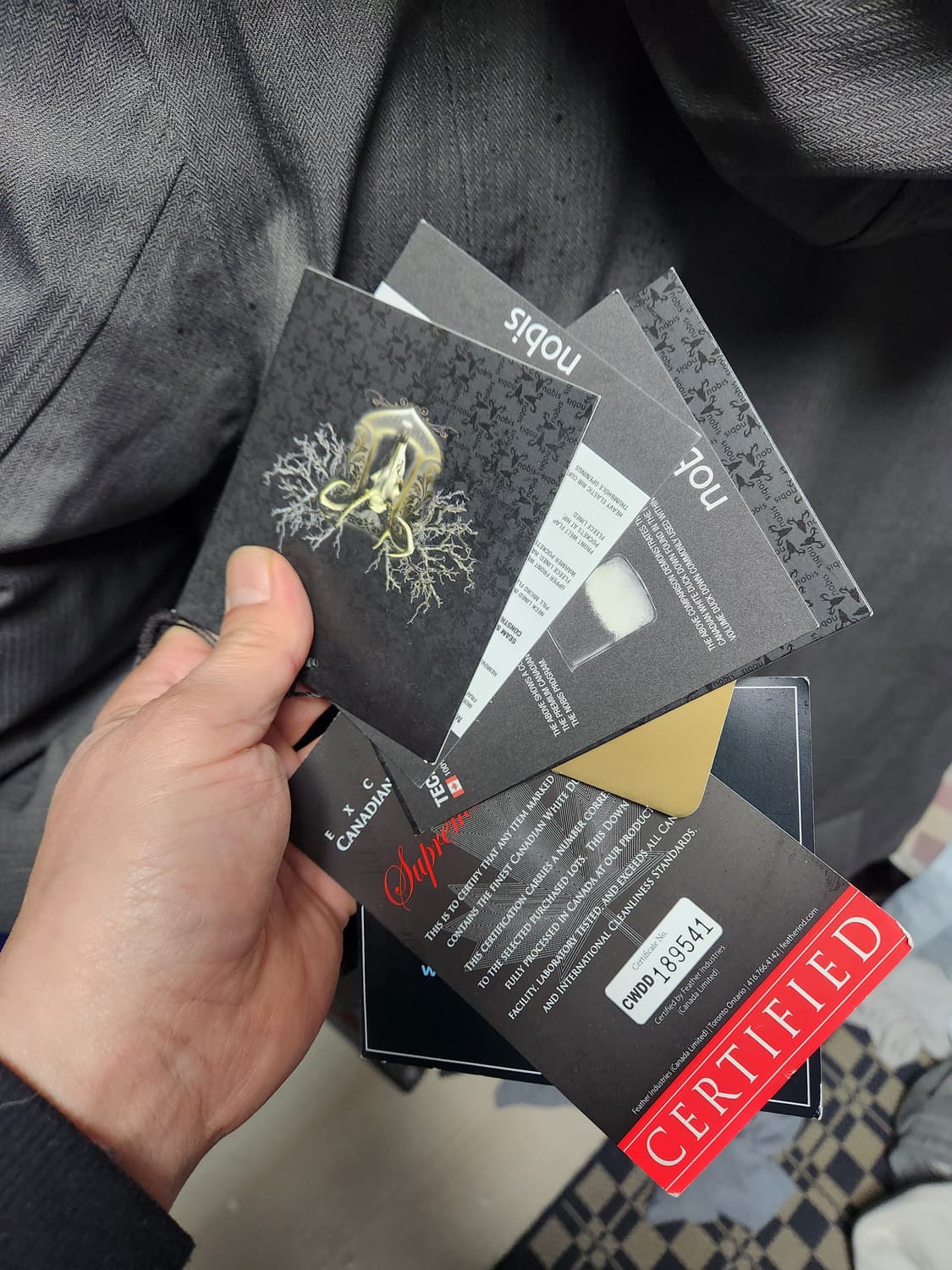 (새상품)노비스 카토 챠콜그레이 XL 110사이즈  상품이미지9