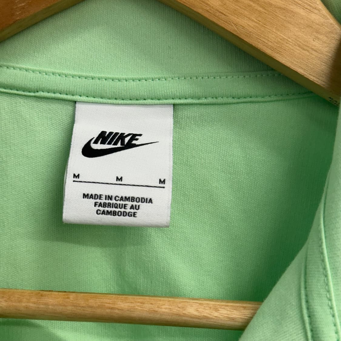 나이키 여 크롭 민트 카라 티셔츠 (85) 상품이미지2