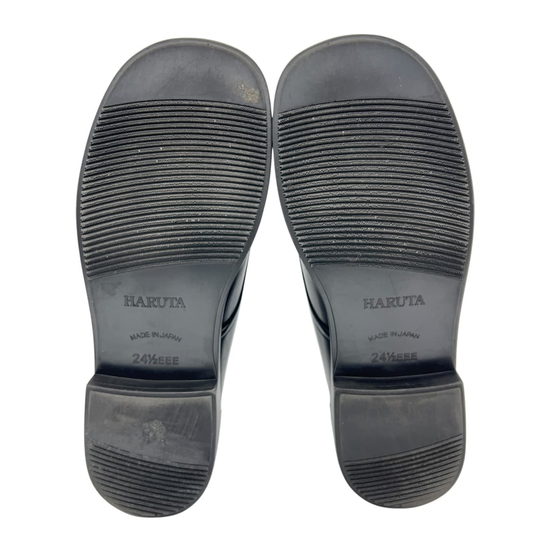 245 하루타 4902 라운드토 레이스업 슈즈 블랙 상품이미지6