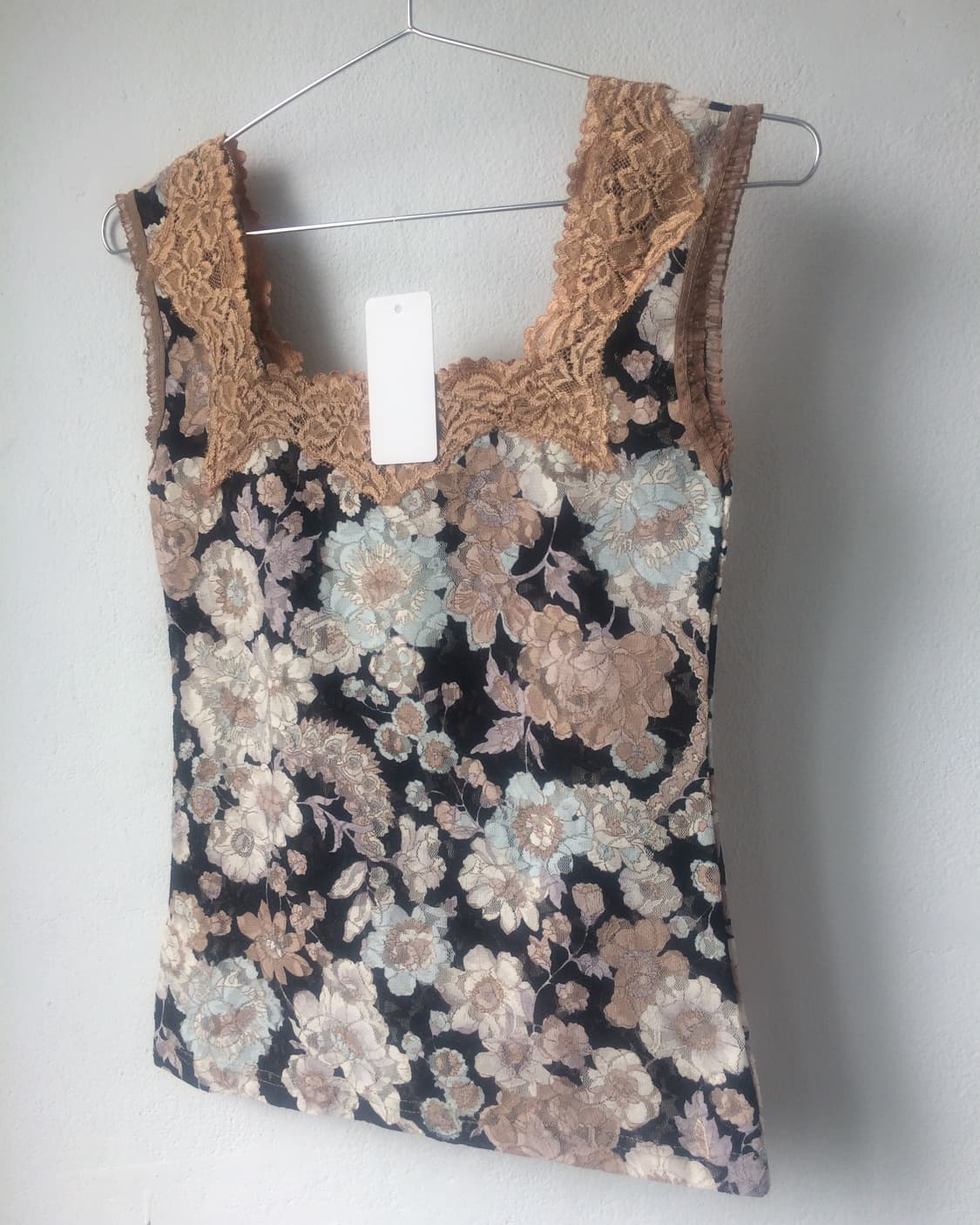 flower pattern lace sleeveless 상품이미지4