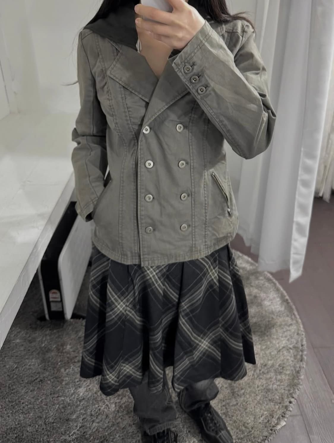 pneumaire 'dubble button hood jacket' 상품이미지1