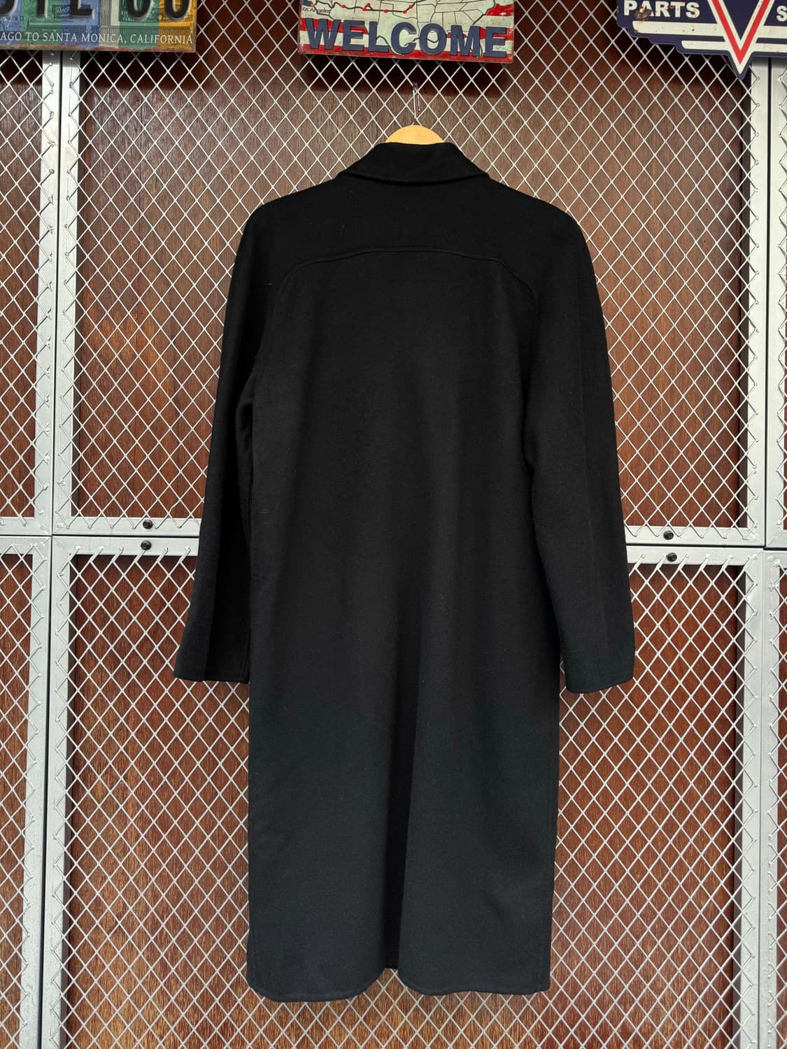 LANIERIE LUIGI COLOMBO 콜롬보 캐시미어 블랙 더블 코트 상품이미지5