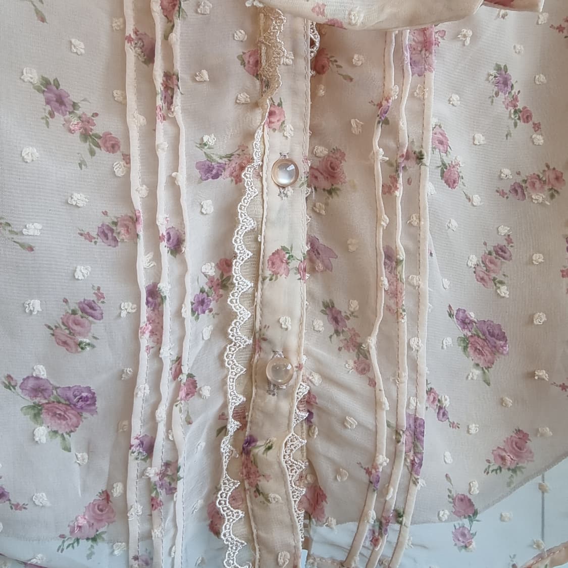 CECIL McBEE  리본 블라우스 상품이미지4