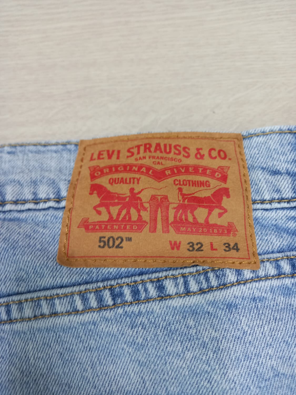 33 리바이스502 리오셀28% 워싱 스판 슬림일자진 33-454 상품이미지5