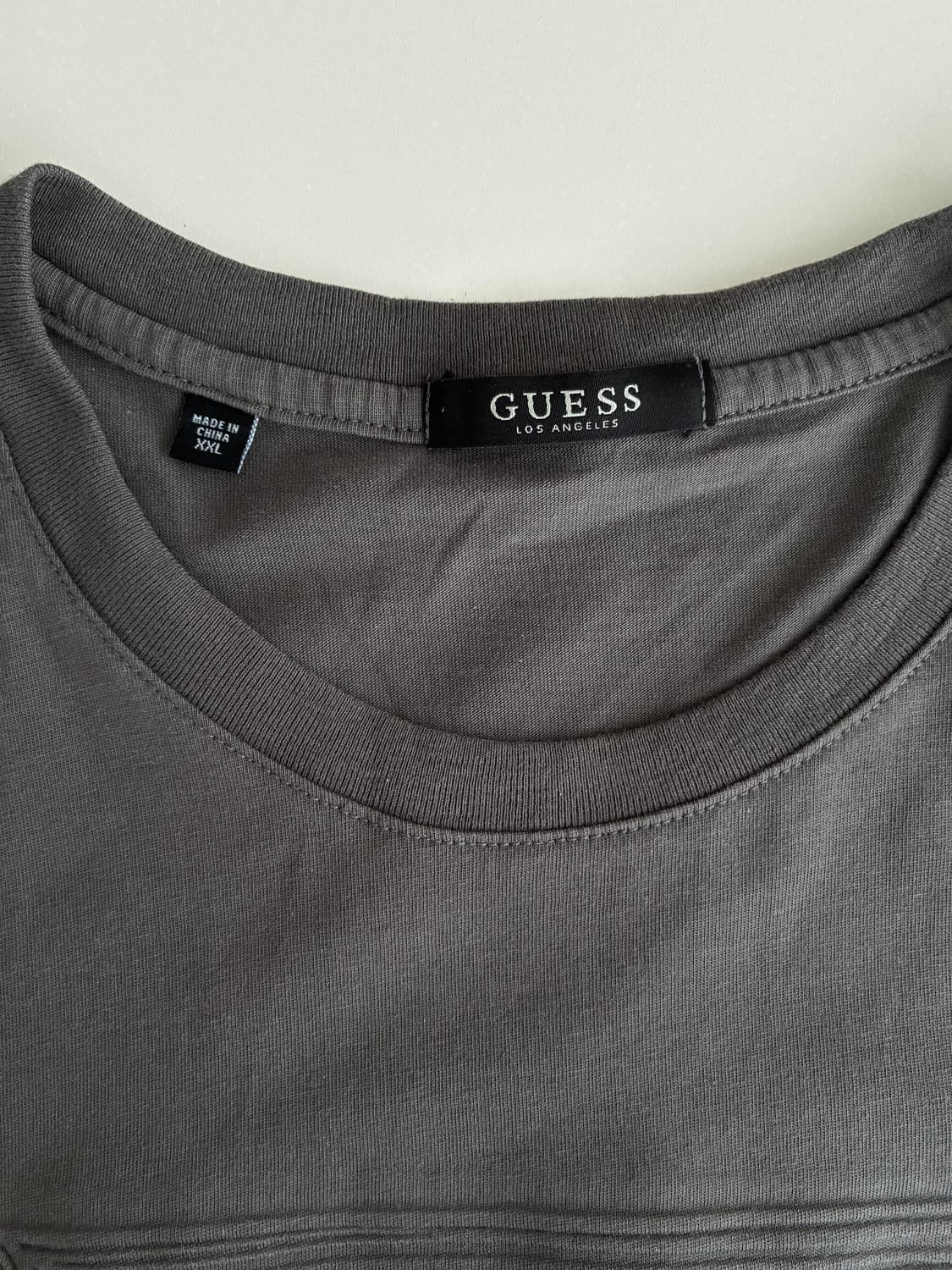 XXL) 게스 피그먼트 반팔 티셔츠 차콜 상품이미지4
