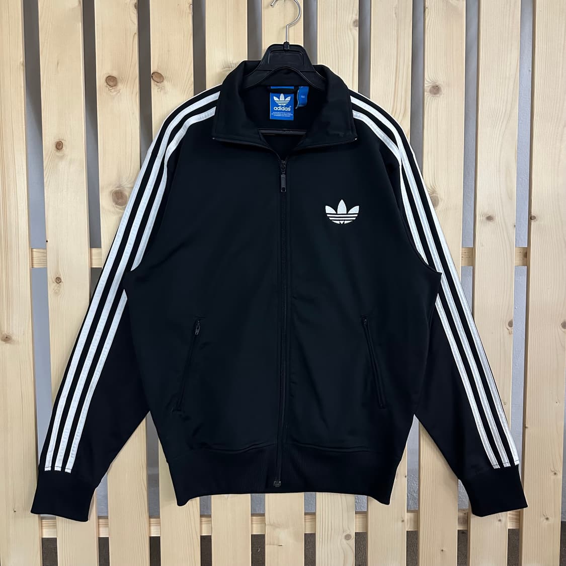 100) 아디다스 블랙 파이어버드 져지 트랙탑 상품이미지1