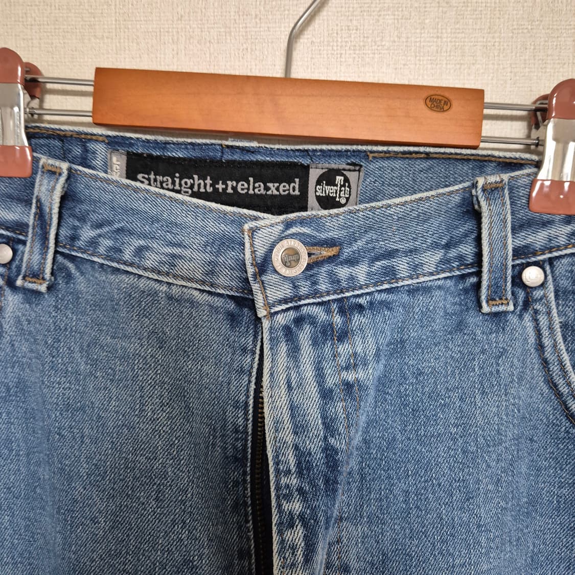 90's Levis Made In USA 실버탭 루즈스트레이트 데님 상품이미지2
