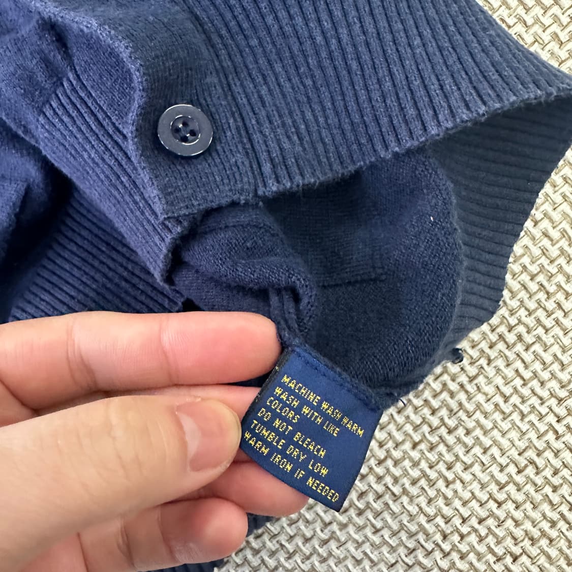 XL 폴로랄프로렌 브이넥 니트 가디건0403D 상품이미지3