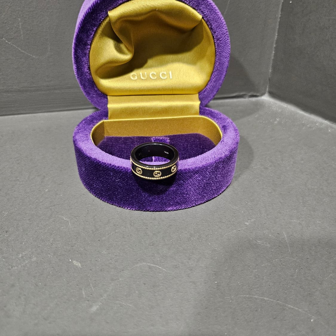 구찌 잼스톤 아이콘 GG로고 반지 상품이미지2