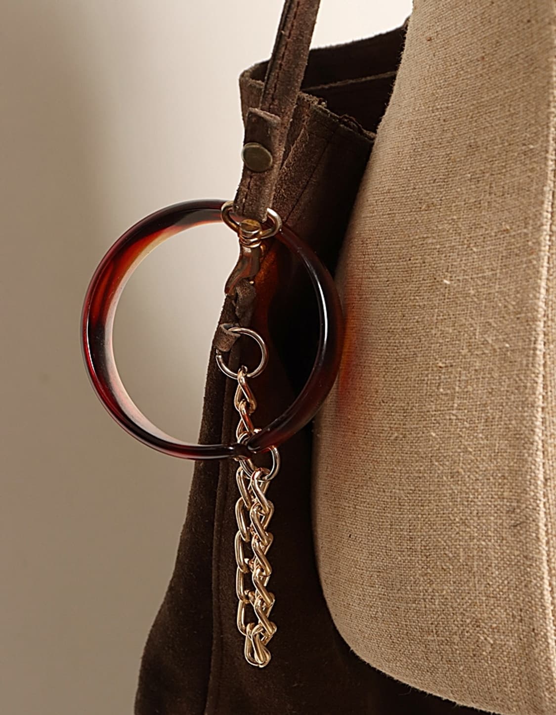  Non Suede Leather Bucket Bag 상품이미지5