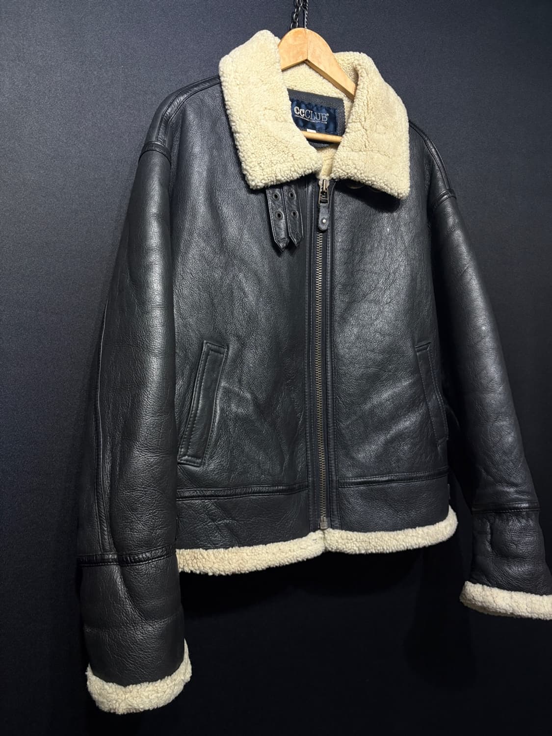 B-3 폭격기 양가죽 무스탕  상품이미지3