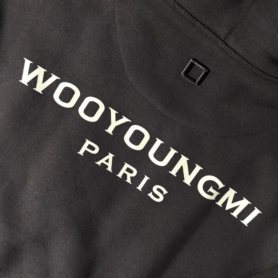 [백화점판/당일출고]우영미 백로고 후드집업 상품이미지6