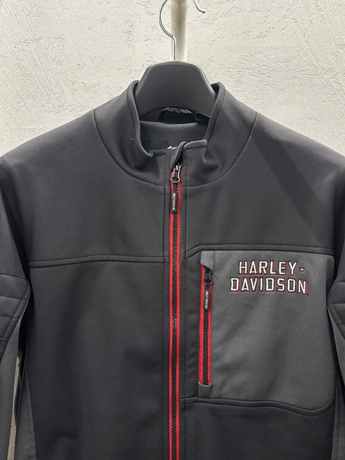 할리데이비슨 소프트쉘 자켓 블랙/레드 XL 상품이미지3