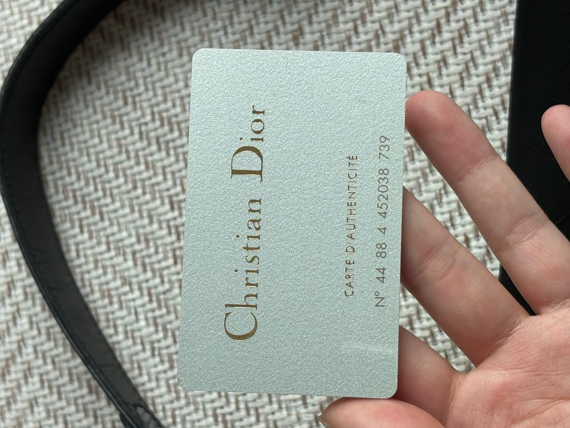 빈티지 디올 새들백 나일론 [개런티카드 동봉] 상품이미지7