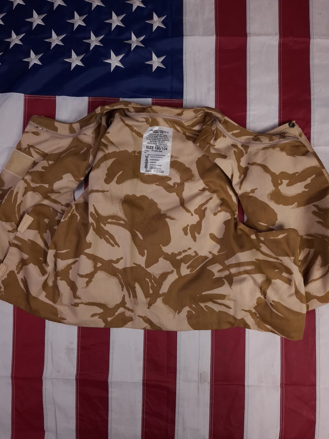 새제품급 오리지날 영국군 지급용 DPM 방탄 베스트 커버 상품이미지4
