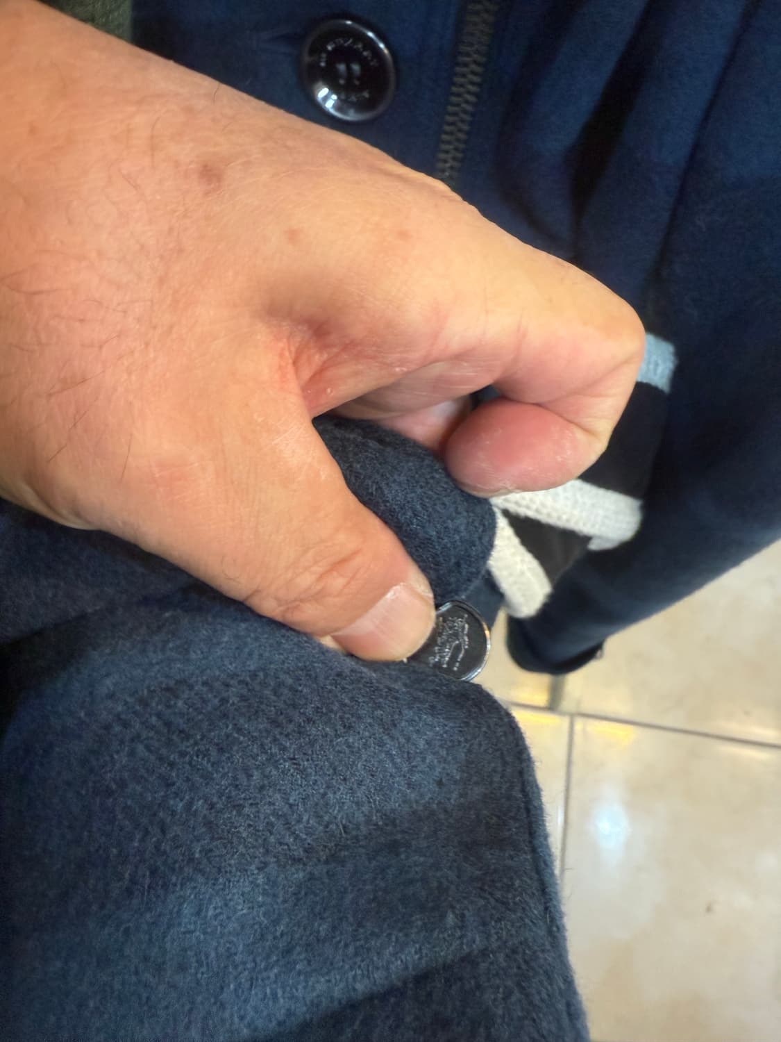 55 정품 버버리 체크 코트 팝니다 상품이미지4