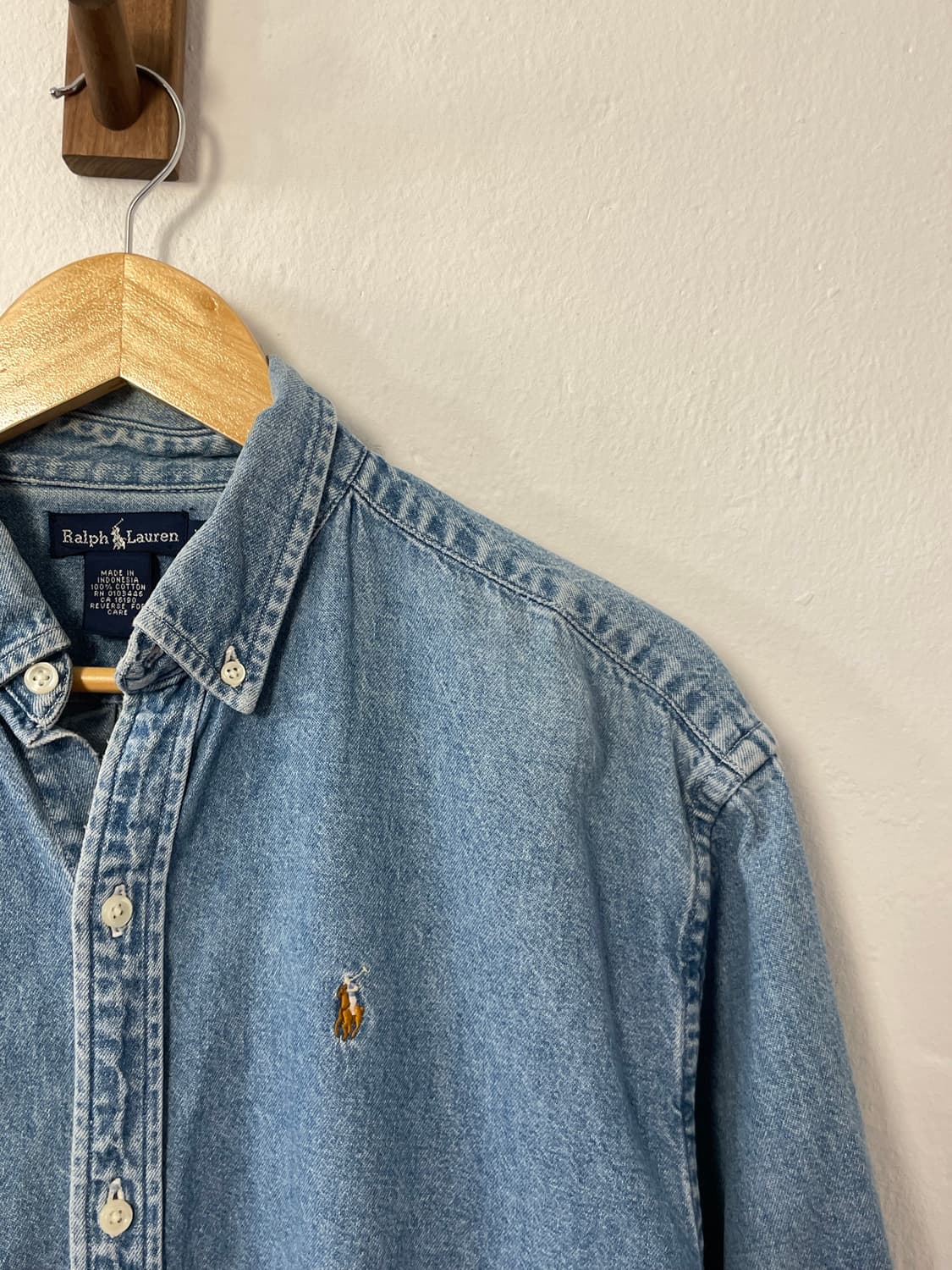 폴로 데님 셔츠  상품이미지4
