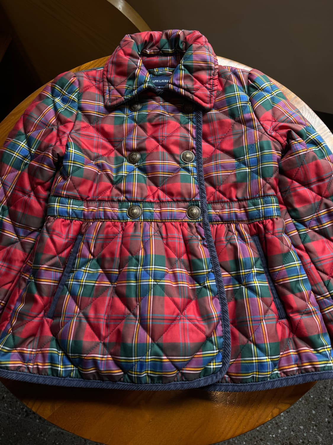 폴로키즈레드체크자켓 상품이미지2