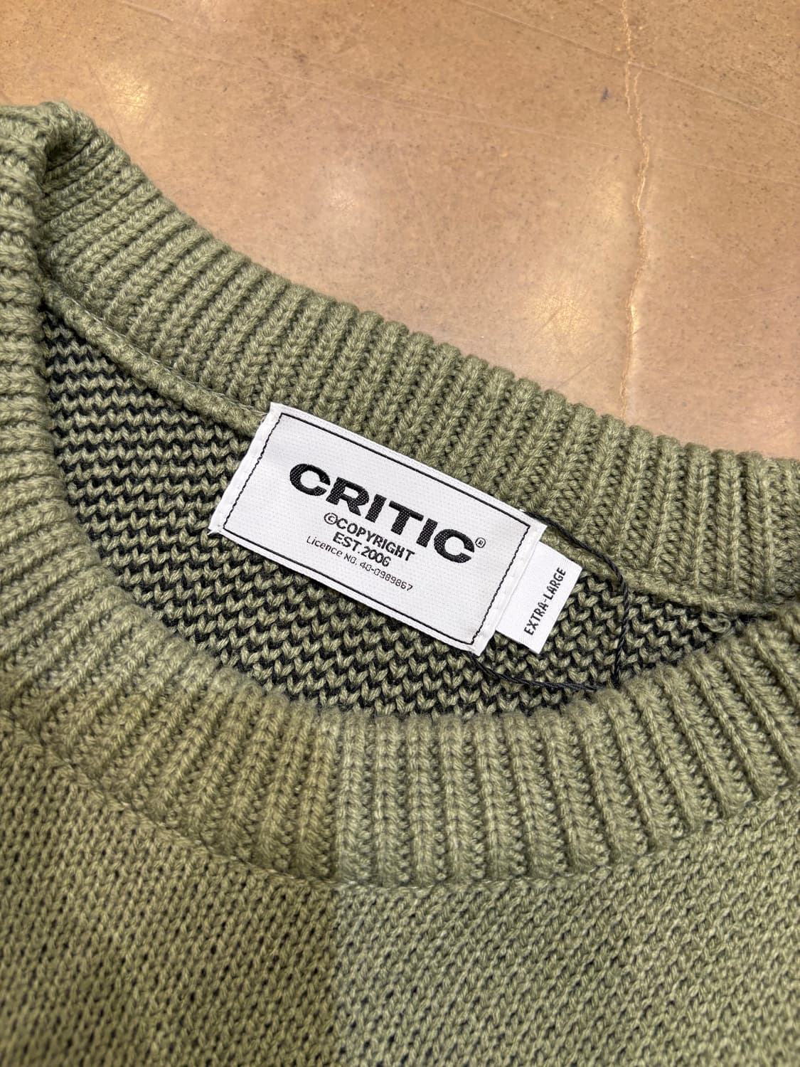 critic 카키 니트 #csz250 상품이미지3