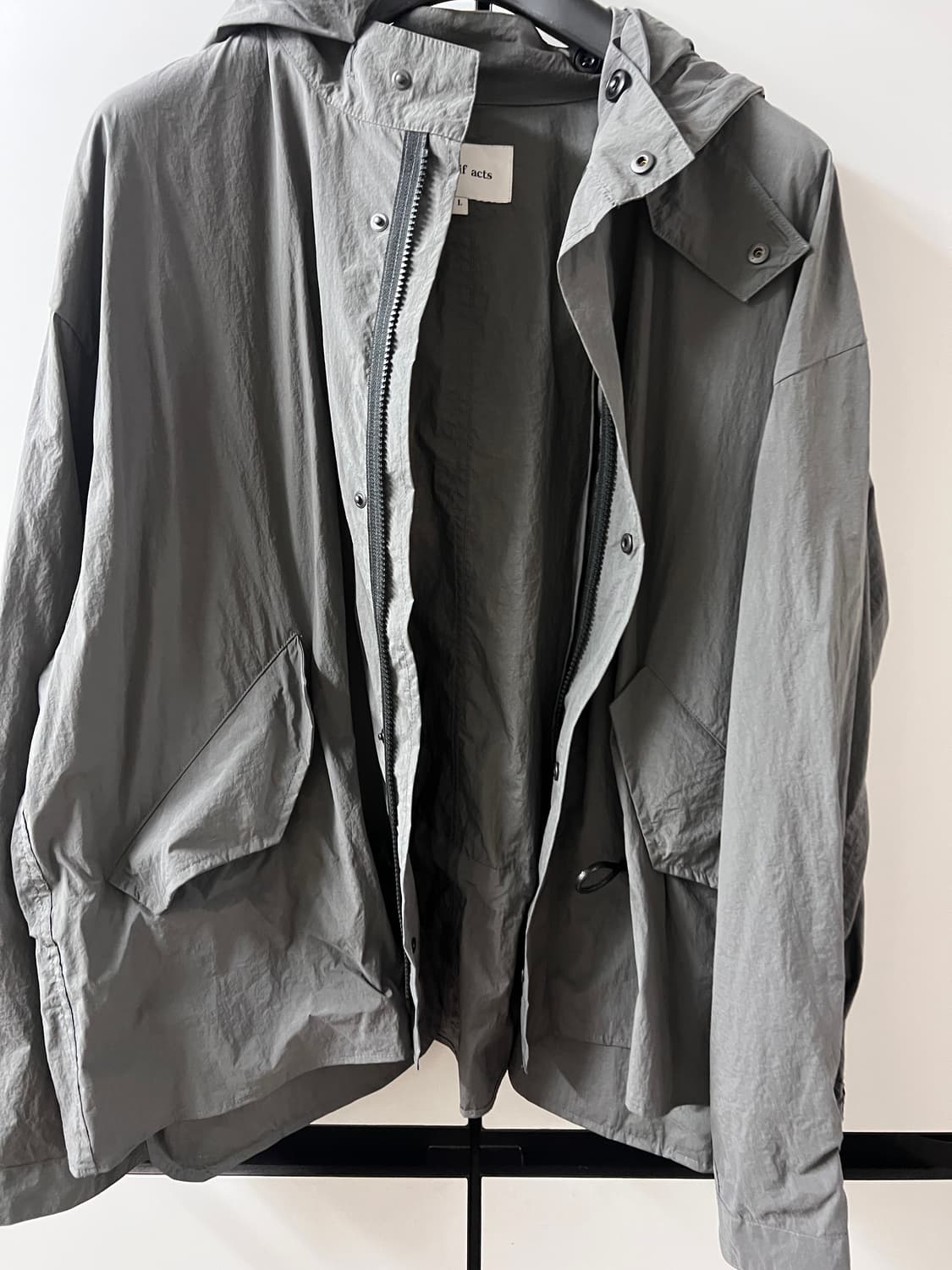 아트이프액츠 피쉬테일 쉴드 자켓 야상 그레이 상품이미지3