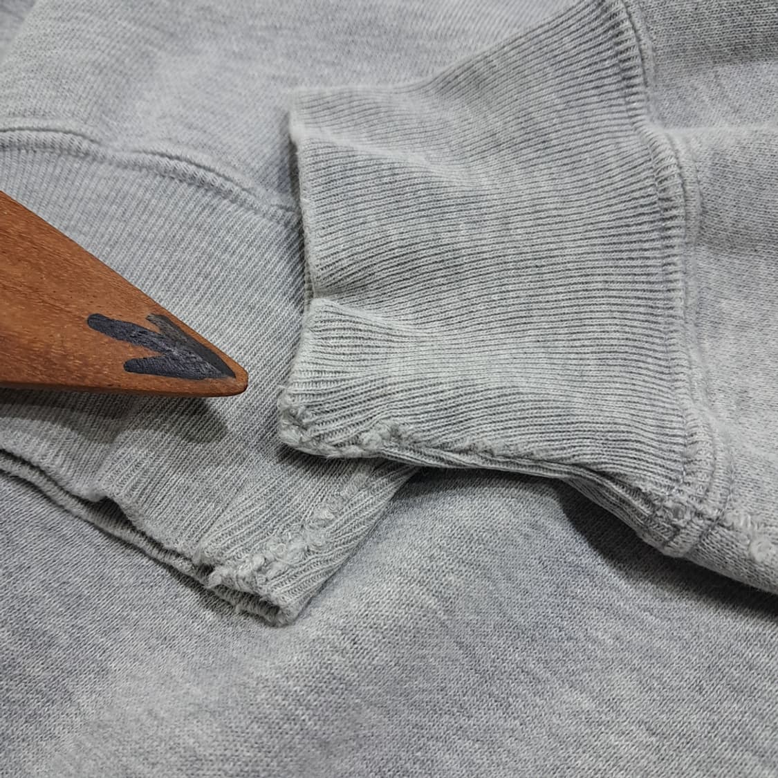 CL536 M 폴로 90s 캐나다판 하키베어 그레이 맨투맨 상품이미지5