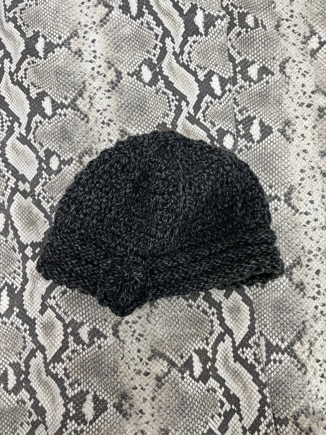 Grey Knit Beanie 상품이미지3