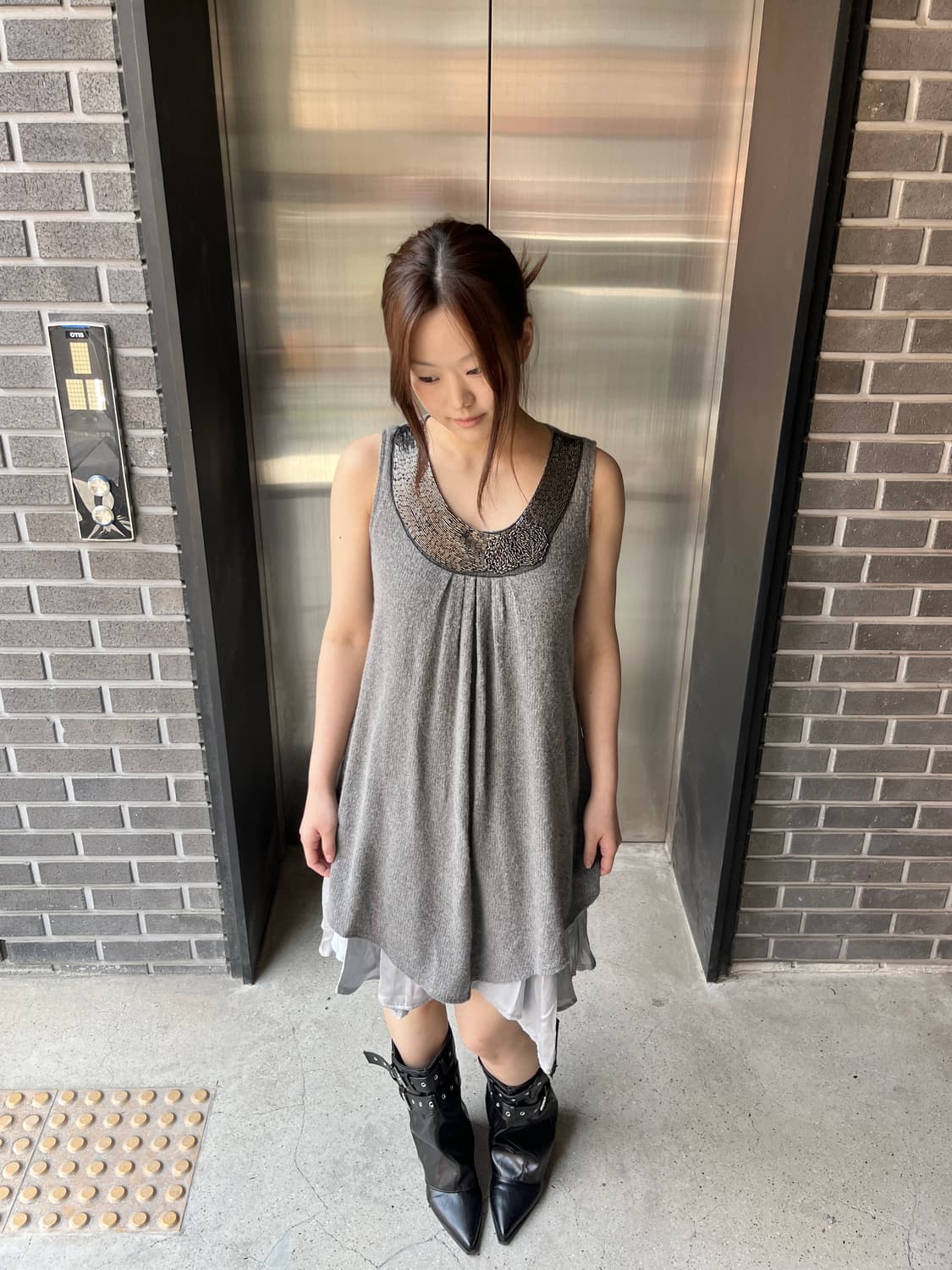 Silent Worth 미니 드레스 상품이미지4