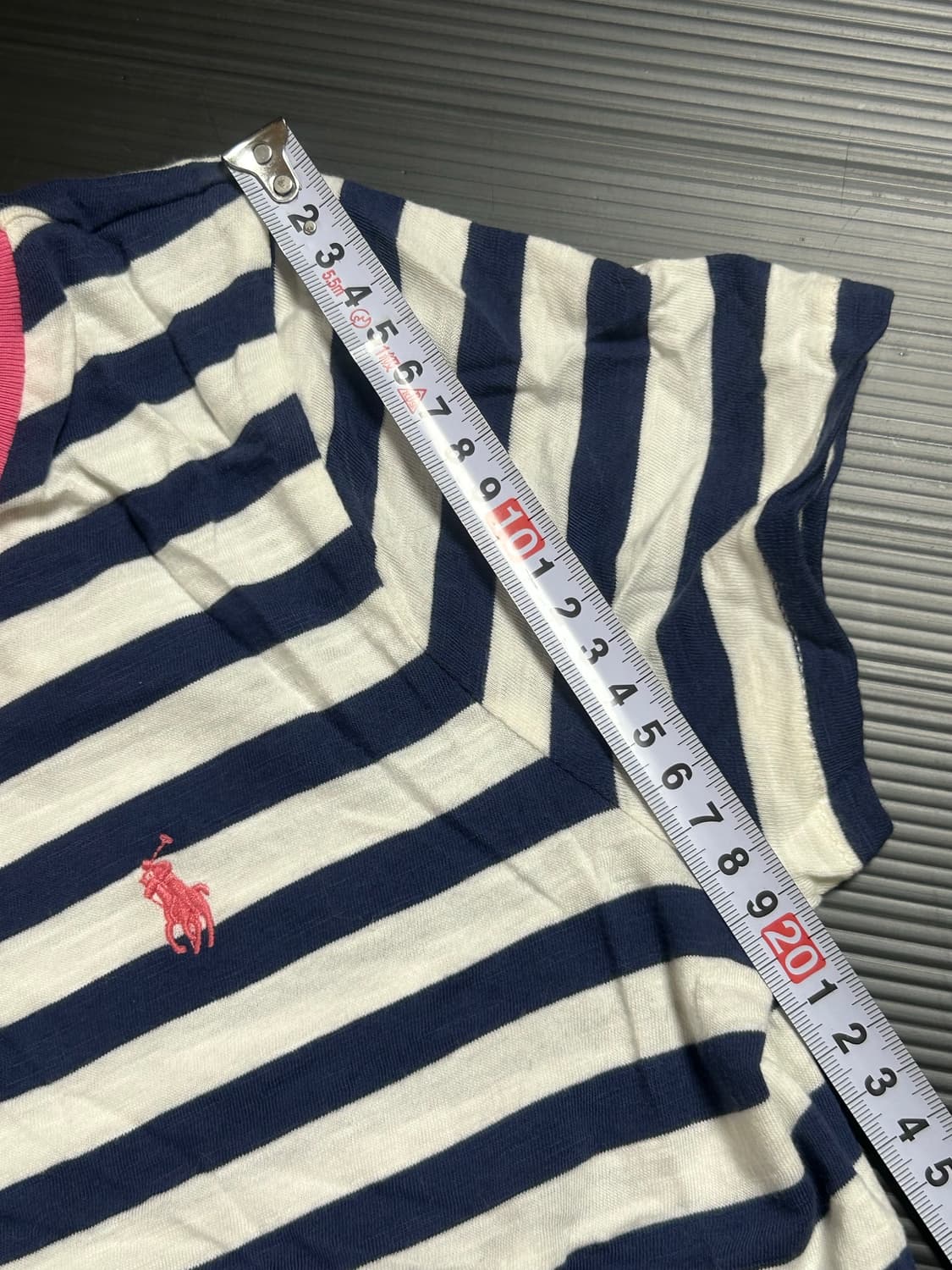 폴로 랄프로렌 네이비 스트라이프 여아 원피스 상품이미지4