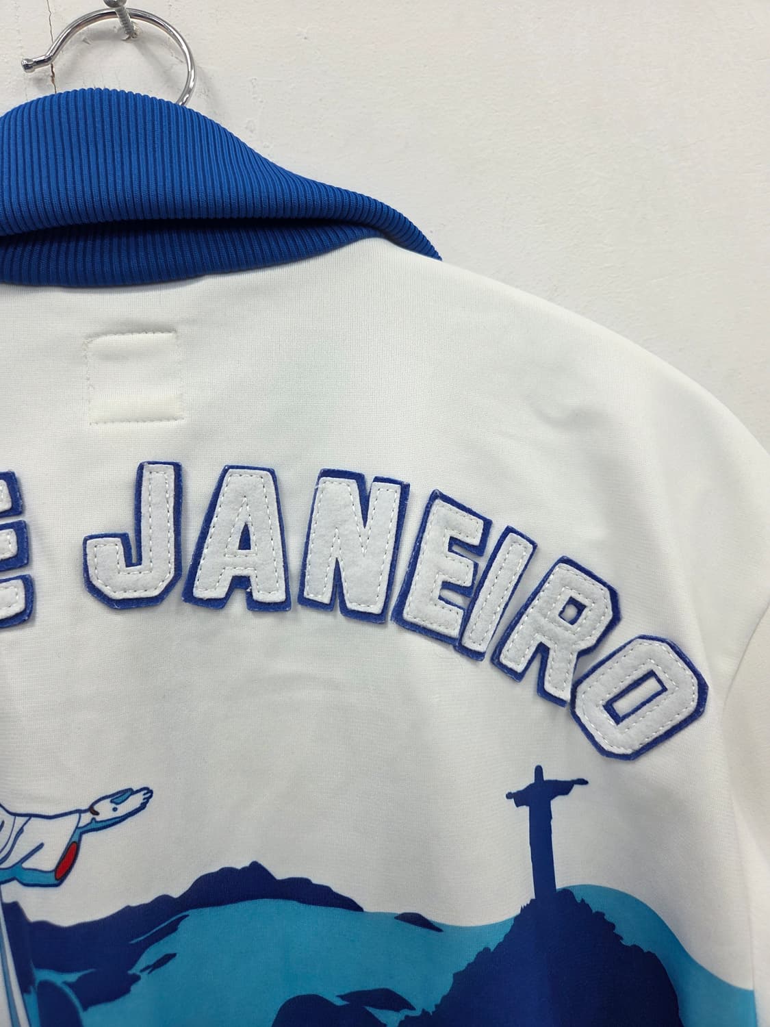 L [대장급]아디다스 리우데자이네이루 브라질 트랙탑 블루 화이트 상품이미지8