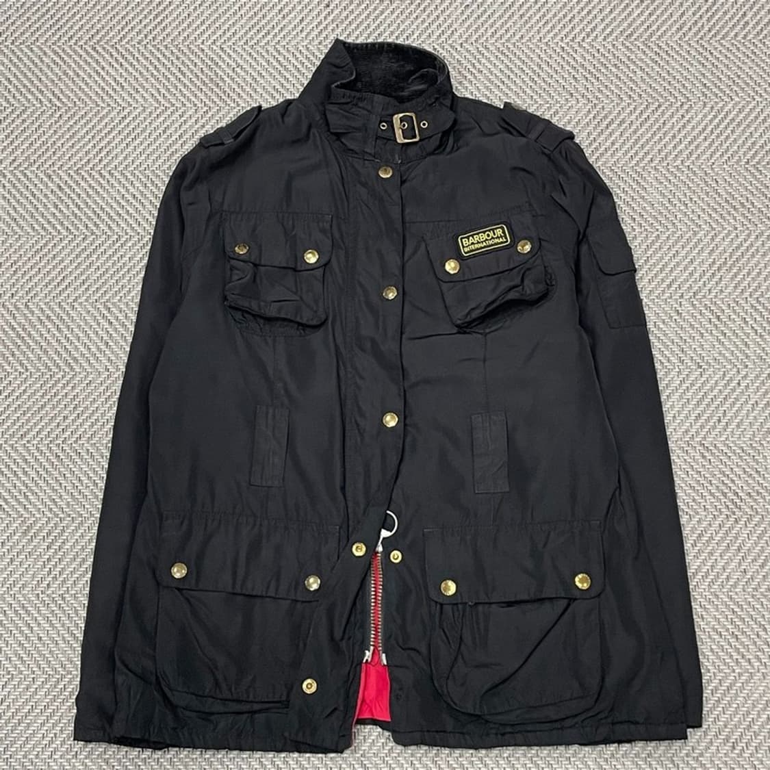 바버 로고 패치 자켓 v0455 상품이미지1