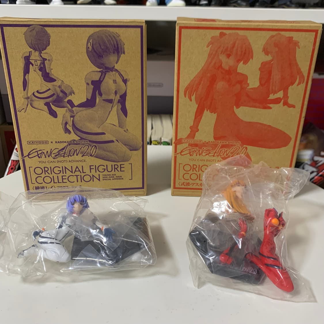 고전/레어) 에반게리온 영에이스 레이 & 아스카 피규어 상품이미지3