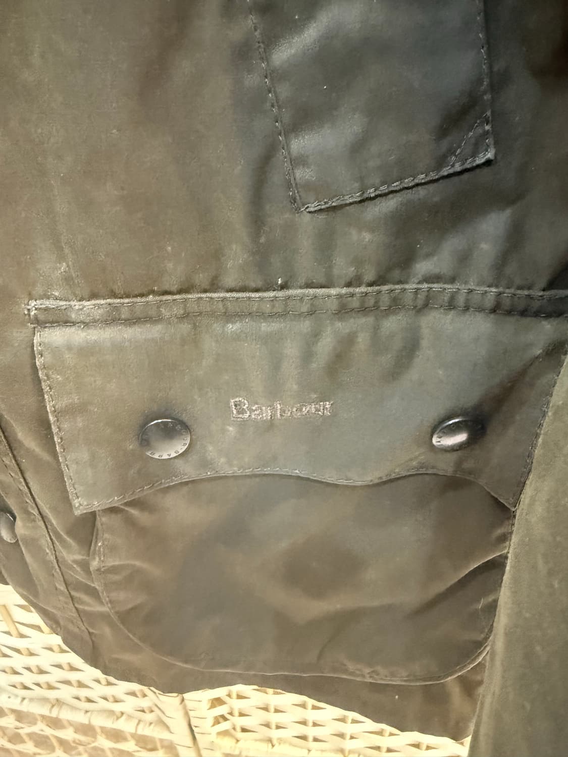 55-66 정품 바버 왁싱자켓 팝니다 상품이미지2