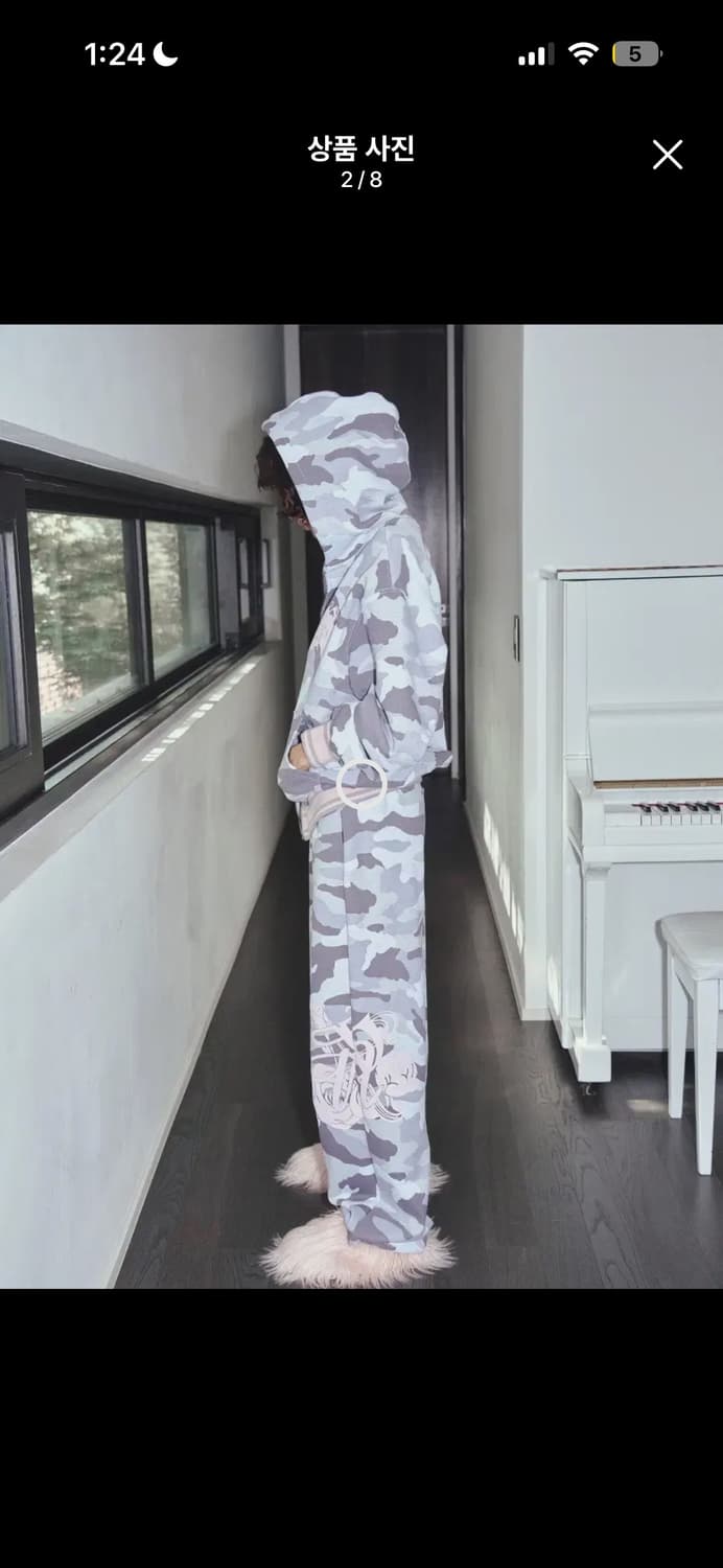 엔와이엑스엑스 nyxx 카모 후드집업 조거팬 츠 세트 셋업  상품이미지4