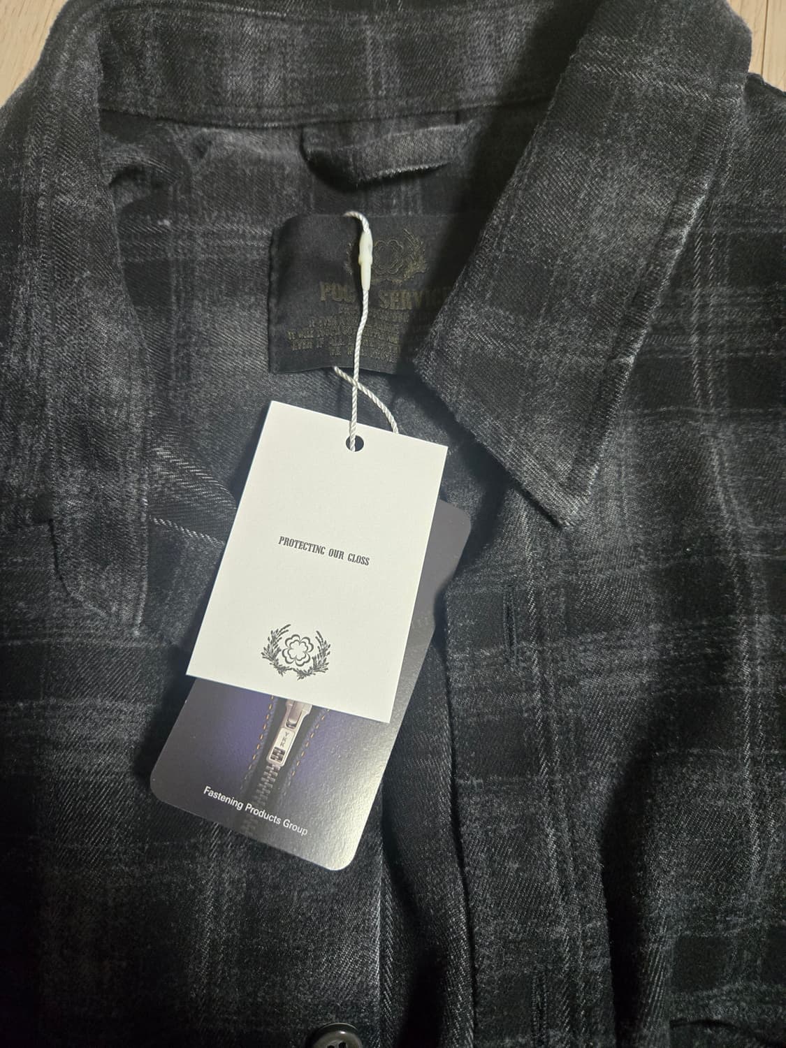 포그서비스 ma-1 체크셔츠 상품이미지2