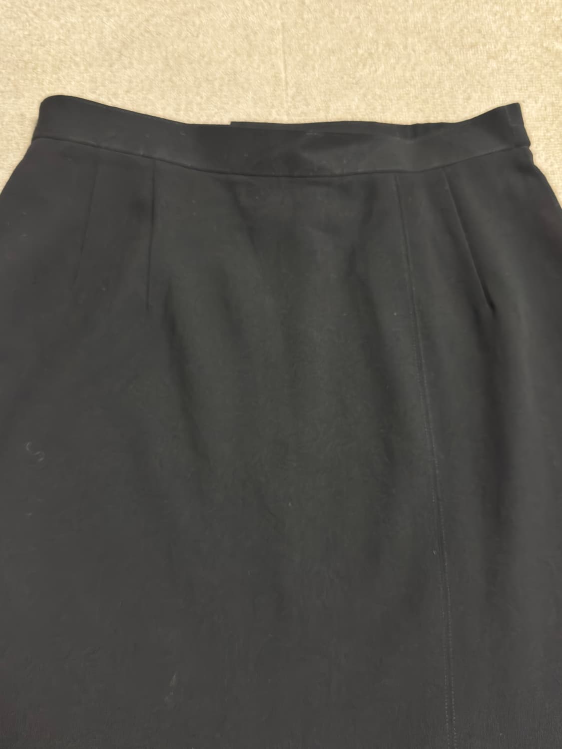 블랙 버튼 슬릿 스커트 상품이미지3