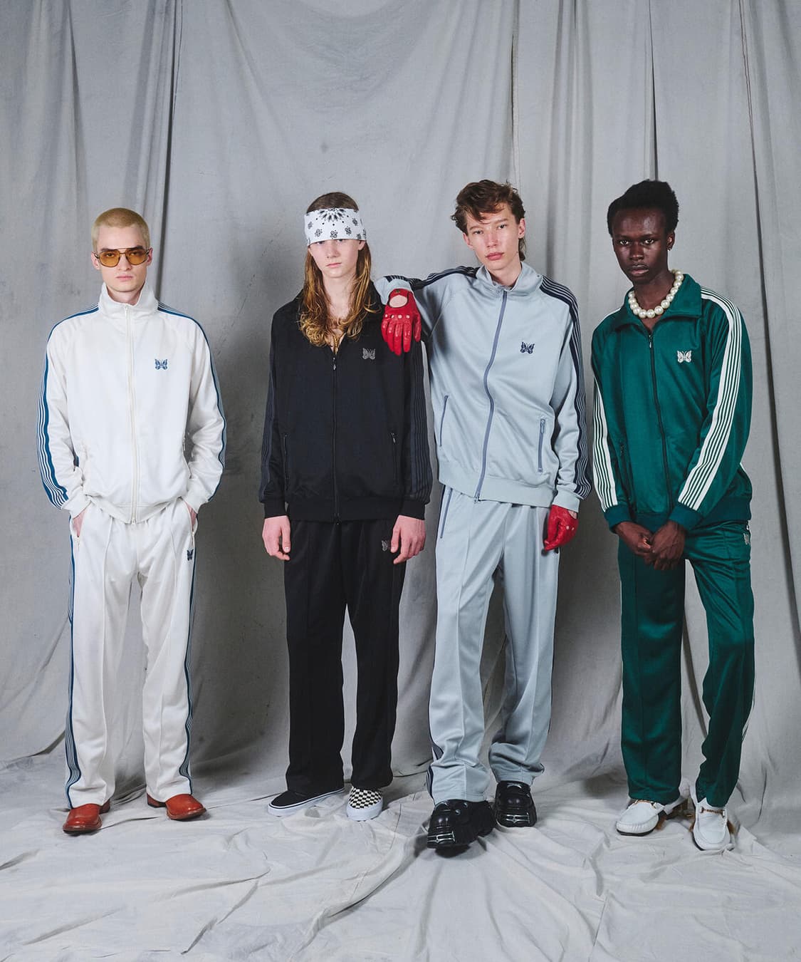 새상품) 니들스x비버 별주 폴리 트랙팬츠 M 상품이미지6