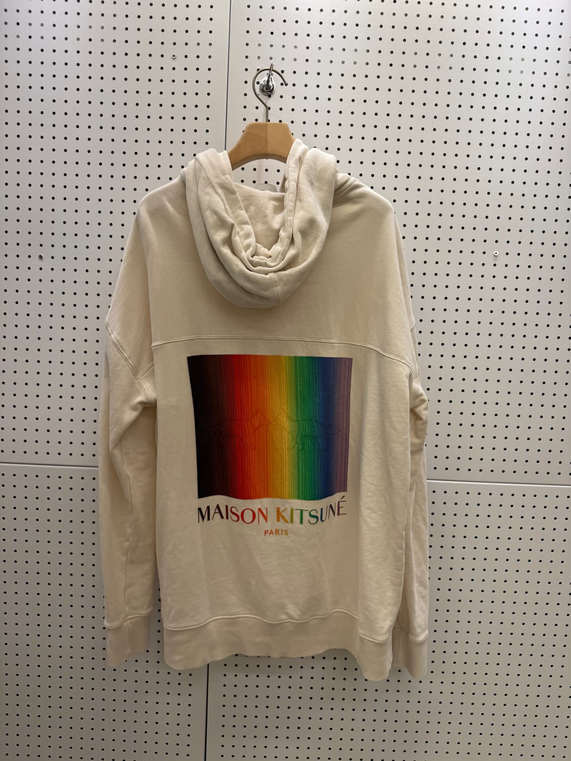 메종키츠네 그라디언트 레인보우 후드티 U1610 상품이미지3